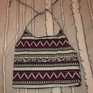 cropped halter